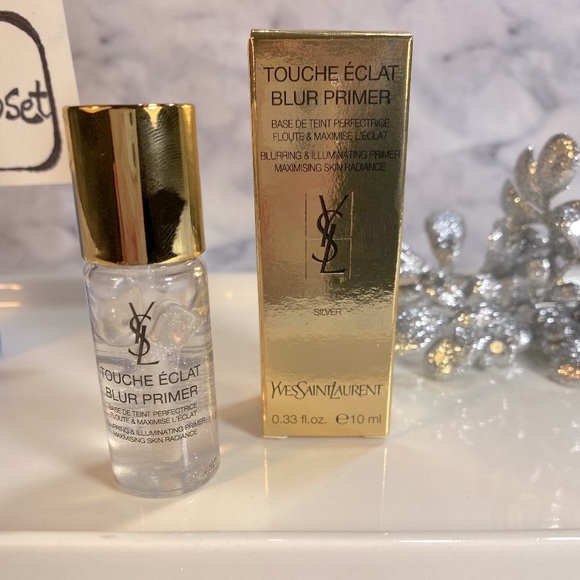 Yves Saint Laurent Blurring & Illuminating Primer - Silver, NEW - Mini 10 ml - Picture 3 of 15